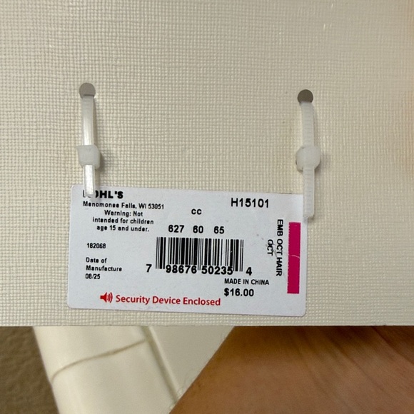 Gold and Black Bow Hair Clip Set - Picture 7 of 7